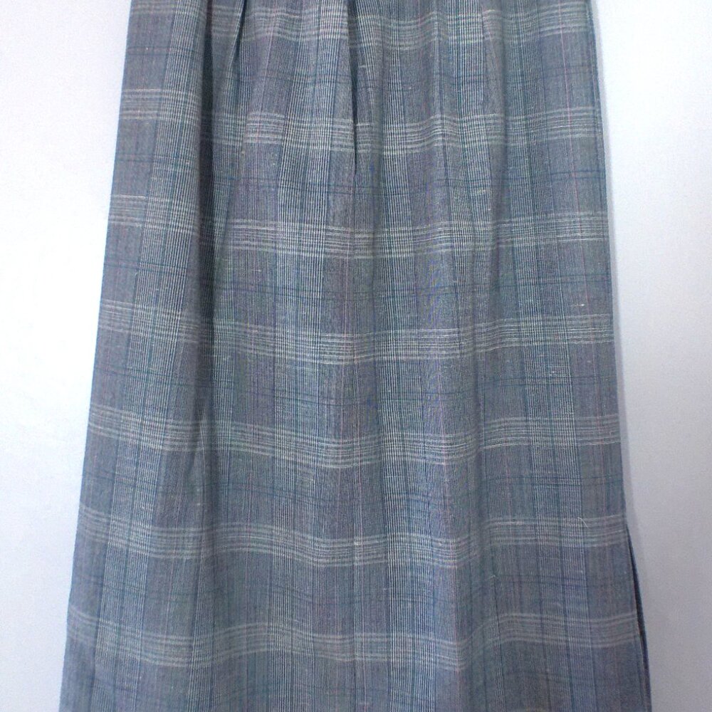 Vintage The Ragalia Collection Gray Plaid Skirt Suit Set – Women’s Size 8 USA - Picture 9 of 11